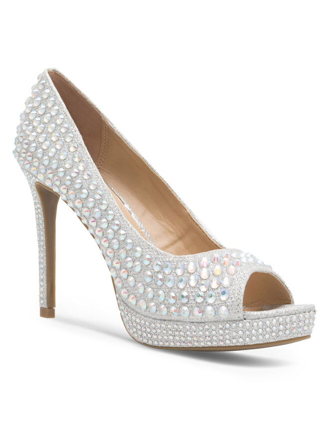 Nine West Szpilki Nine West MAIRA SY8020-9NW Srebrny