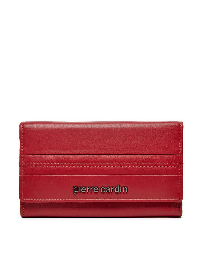 Pierre Cardin Duży Portfel Damski Pierre Cardin TILAK130 Czerwony