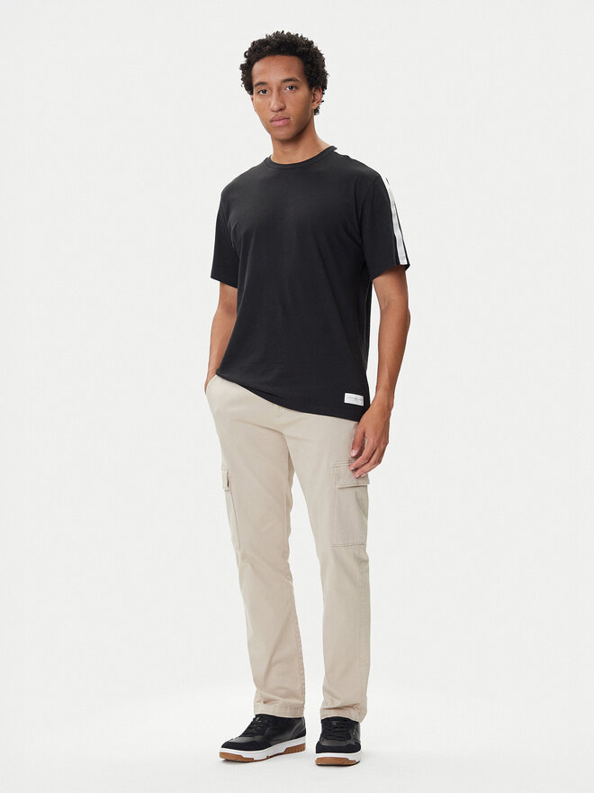 Tommy Hilfiger Tommy Hilfiger Marškinėliai Logo UM0UM03005 Juoda Regular Fit