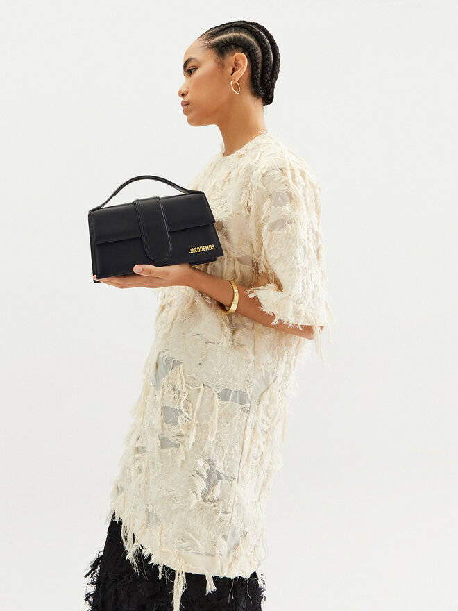 JACQUEMUS Torebka JACQUEMUS Le Grand Bambino 213BA007 Czarny