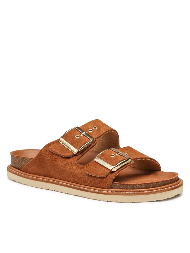 Genuins Чехли Genuins Hawaii G104860 Кафяв