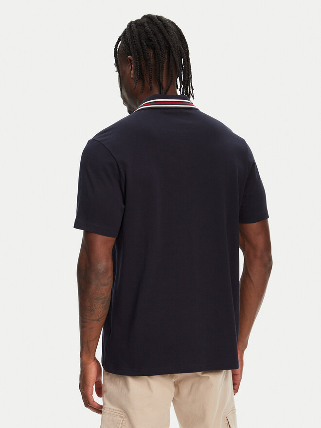 Hunter Hunter Polo majica Noris SS HARM0037242 Mornarsko modra Regular Fit