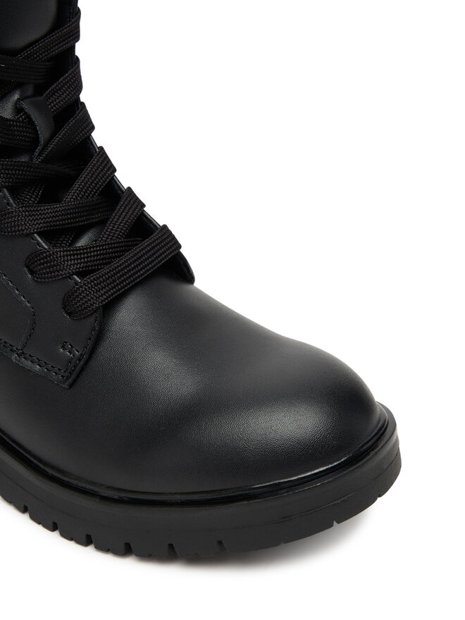 Tommy Hilfiger Schnürstiefeletten Tommy Hilfiger Lace-Up Bootie T3A5-34012-1355 S Schwarz
