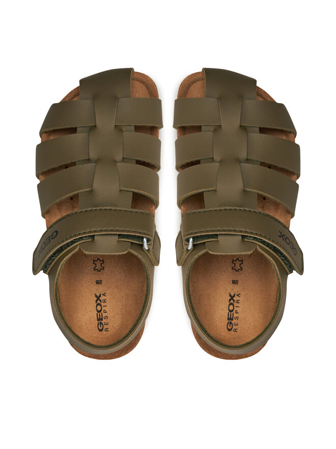 Geox Szandál Geox J Ghita Boy J458LA 000BC C3009 S Khaki