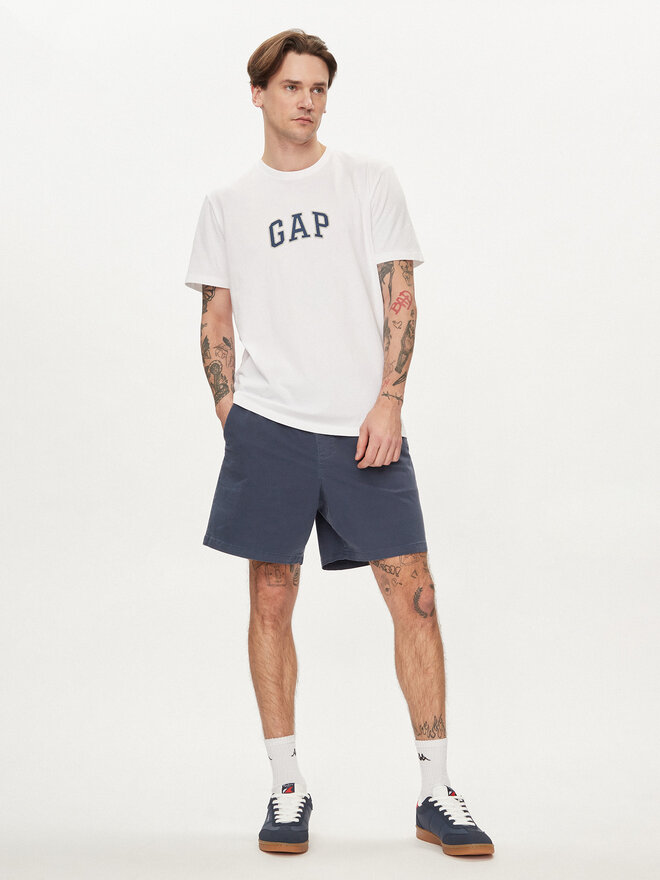 Gap Gap Marškinėliai 570044-00 Balta Regular Fit