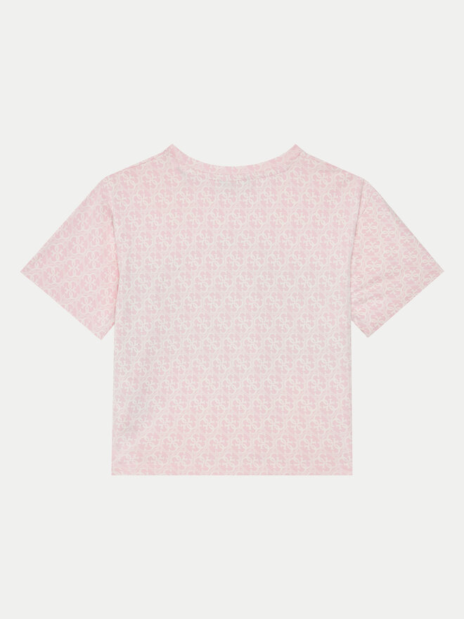 Guess Guess Marškinėliai J5RI04 K6YW4 Rožinė Regular Fit