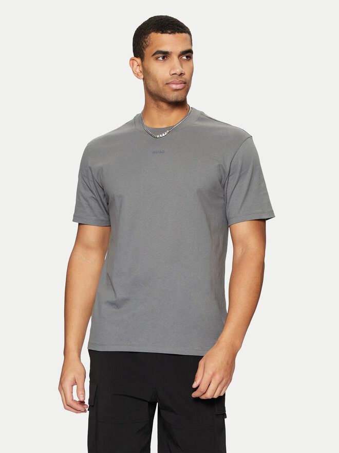 HUGO HUGO Camiseta Dapolino 50488330 Gris Relaxed Fit