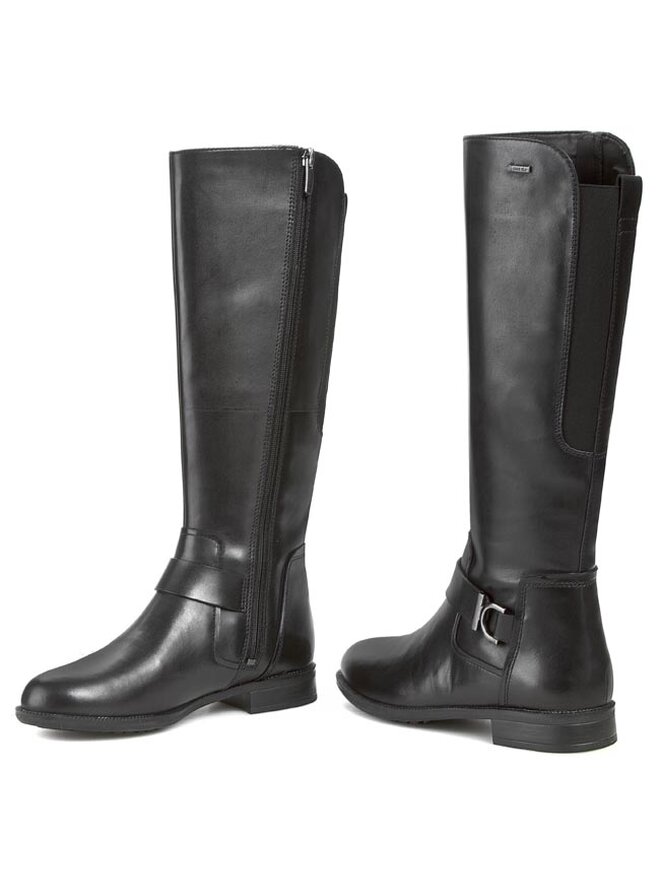 Oficerki Clarks Mint Treat GTX GORE TEX 261027564 Czarny eobuwie .pl
