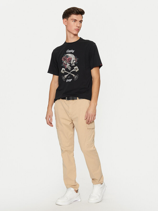 REPLAY REPLAY T-Shirt M6954 .000.23740P Μαύρο Regular Fit