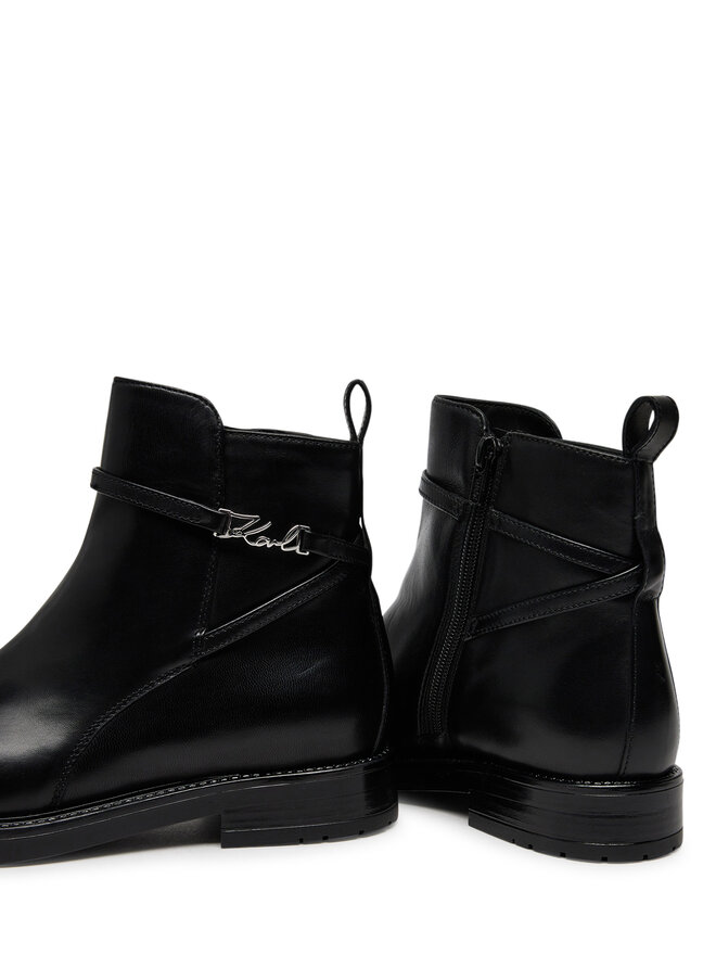 KARL LAGERFELD Botki KARL LAGERFELD KL41444 Czarny