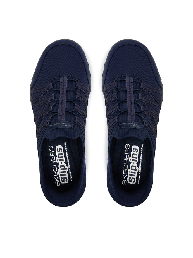 Skechers Сникърси Skechers Breathe Easy - Roll With Me 100593/NVY Тъмносин