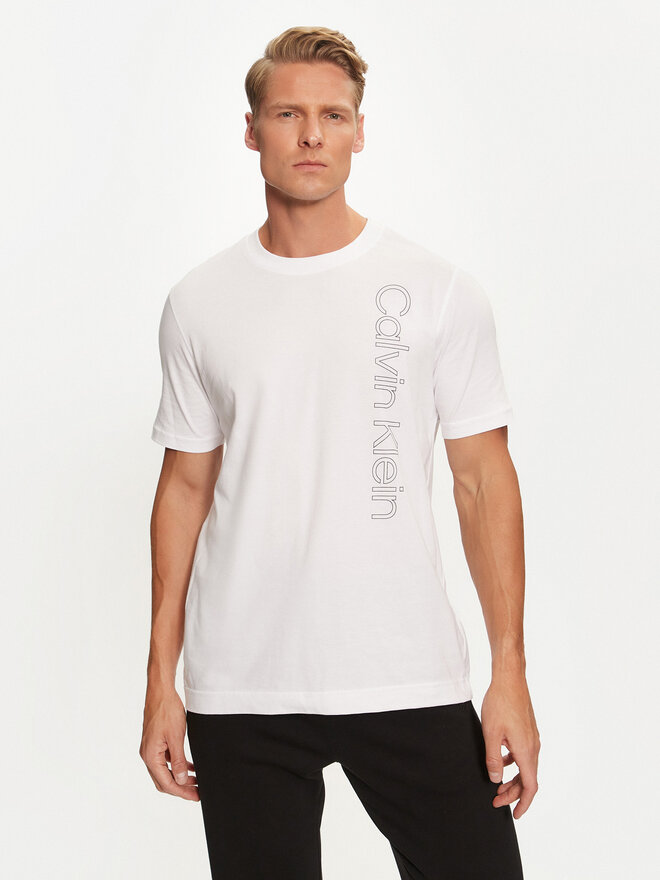 Calvin Klein Performance Calvin Klein Performance Camiseta 00GMF4K113 Blanco Regular Fit