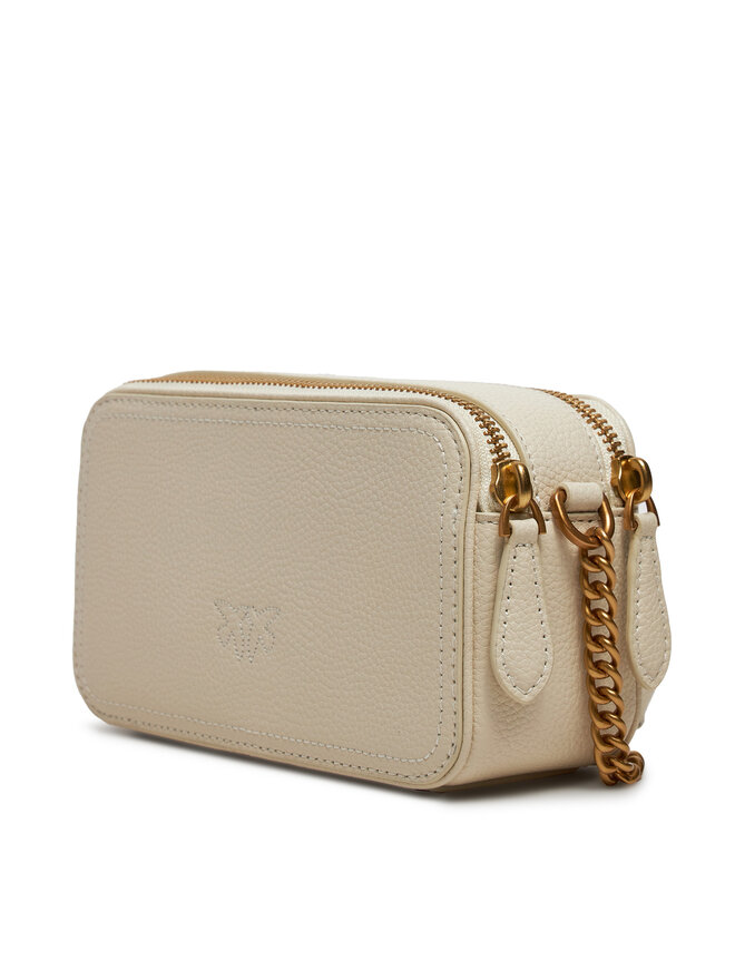 PINKO Ročna torba PINKO Pelle Bottalata 103799 Écru