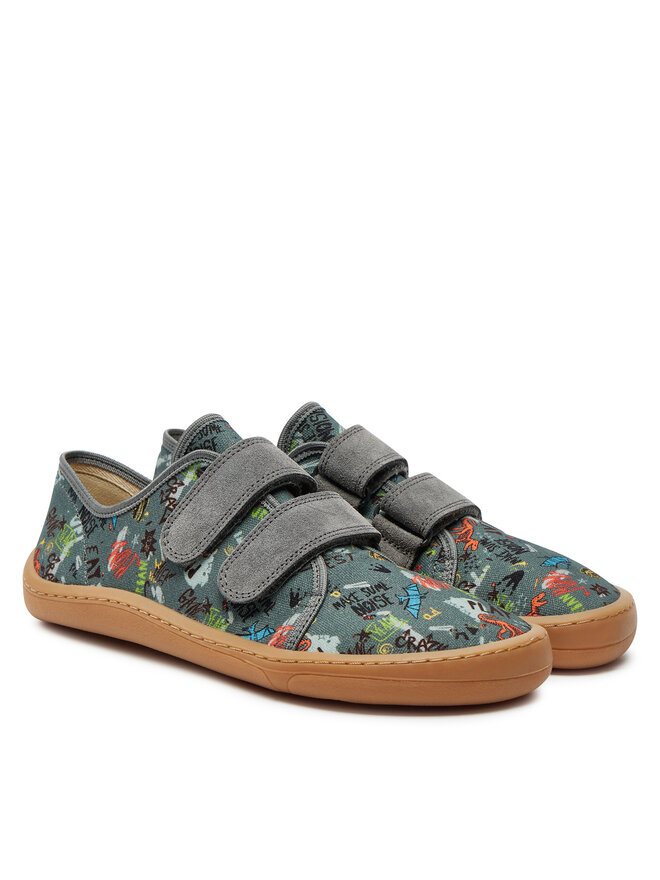 Froddo Пантофи Froddo Barefoot Canvas G1700390-1 D Сив
