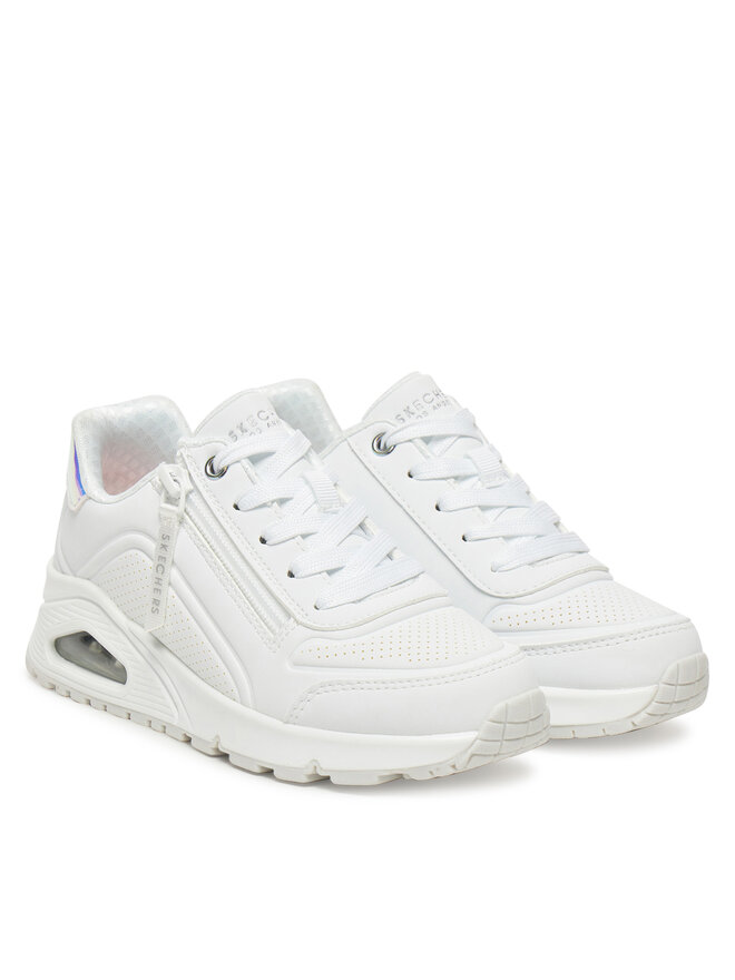 Skechers Αθλητικά Skechers Uno Gen1-Zip And Stride 310554L/WHT Λευκό