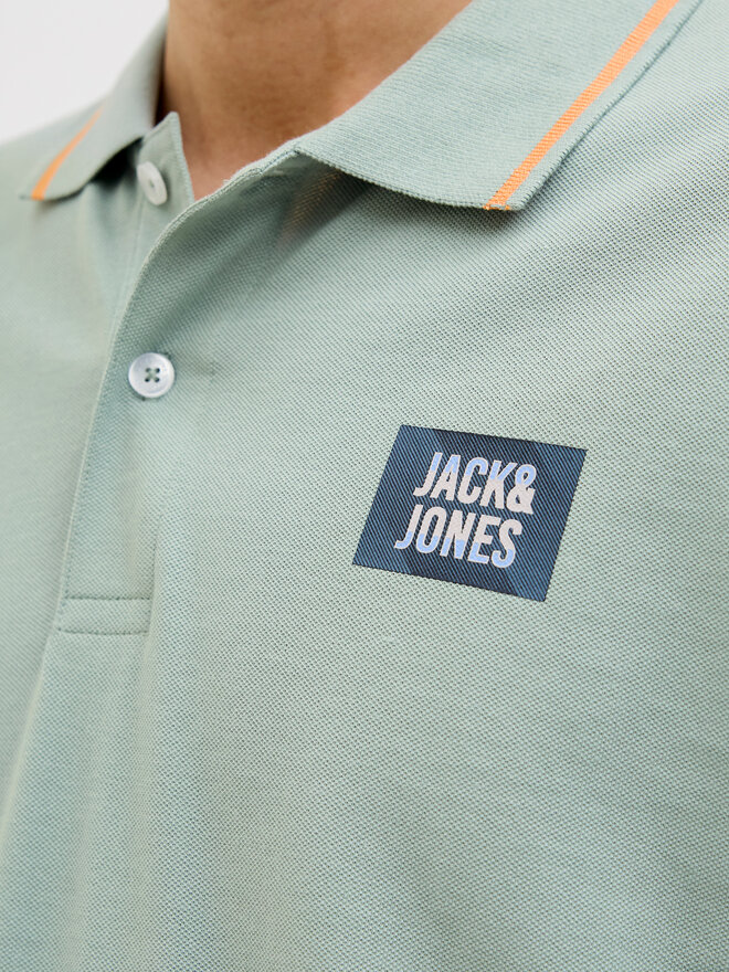 Jack&Jones Jack&Jones Poloshirt Hudson 12269238 Grün Regular Fit