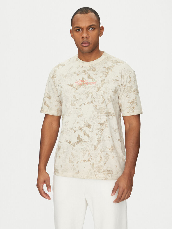 Guess Guess Camiseta Z5GI01 I3Z14 Marrón Regular Fit