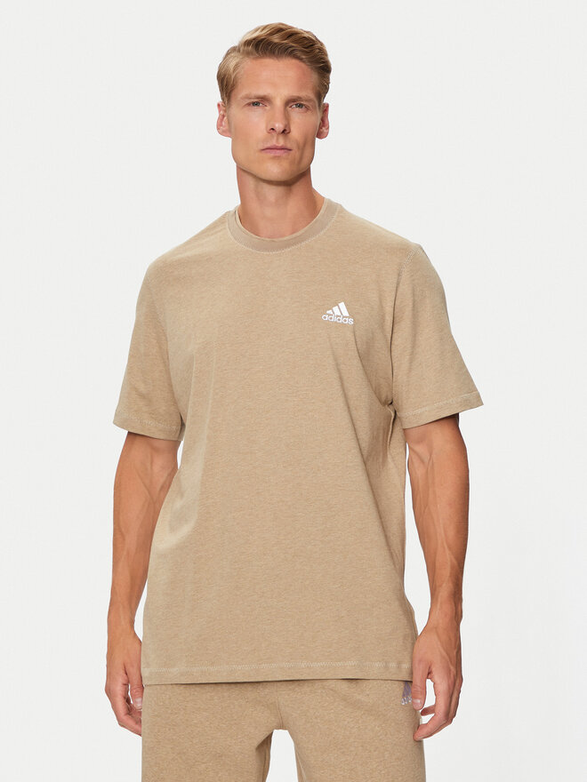 adidas adidas Póló Seasonal Essentials IY6605 Bézs Regular Fit