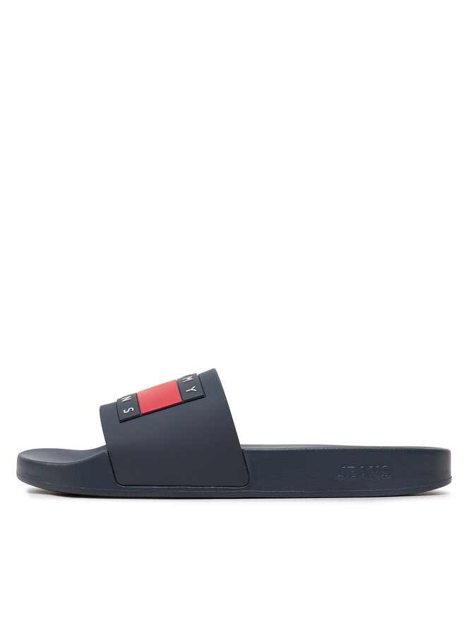 Tommy Jeans Šľapky Tommy Jeans Pool Slide Ess EM0EM01191 Tmavomodrá