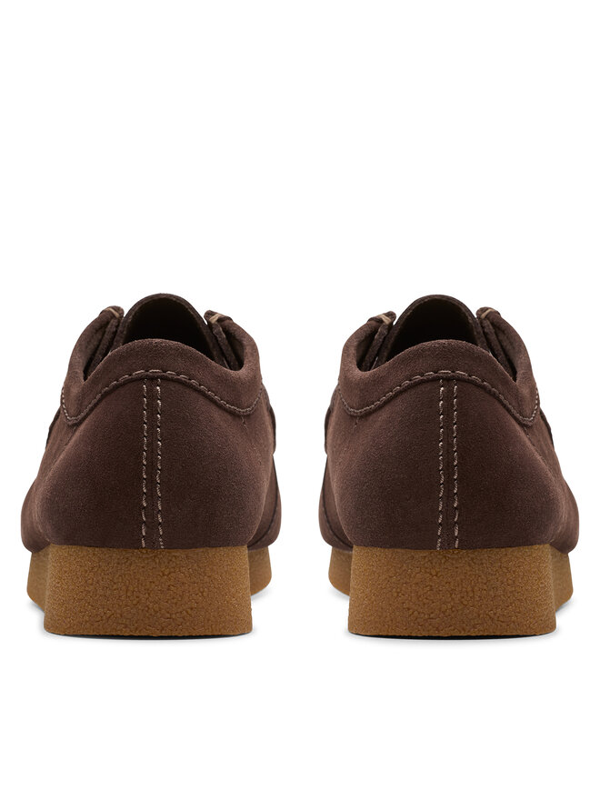 Clarks Pusbačiai Clarks Wallabee EVO 26178279 Ruda