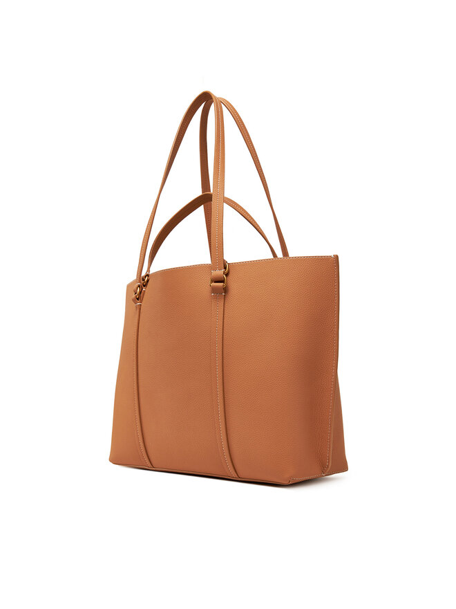 PINKO Torebka PINKO Carrie Shopper Big AI 24-25 PLTT 102832 A1LF Beżowy