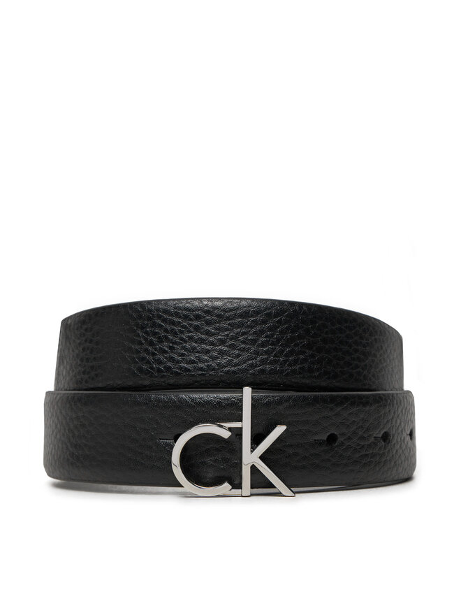 Calvin Klein Damengürtel Calvin Klein Ck Logo Buckle Belt 3.0_Pbl K60K613073 Schwarz