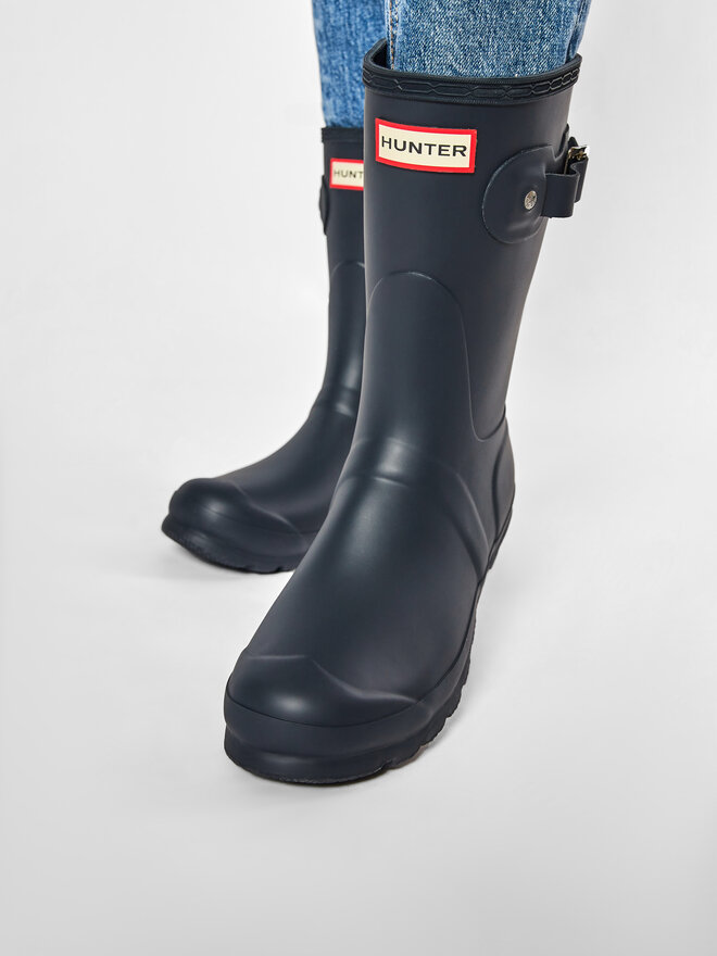 Hunter Гумени ботуши Hunter Original Short WFS1000RMA Тъмносин