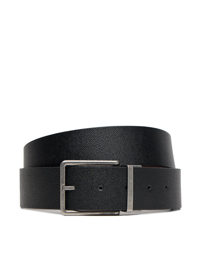 Calvin Klein Pánský pásek Calvin Klein Warmth Buckle 40Mm Rev/Adj LV04D7048G Černá