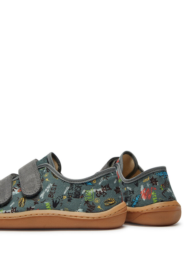Froddo Пантофи Froddo Barefoot Canvas G1700390-1 D Сив