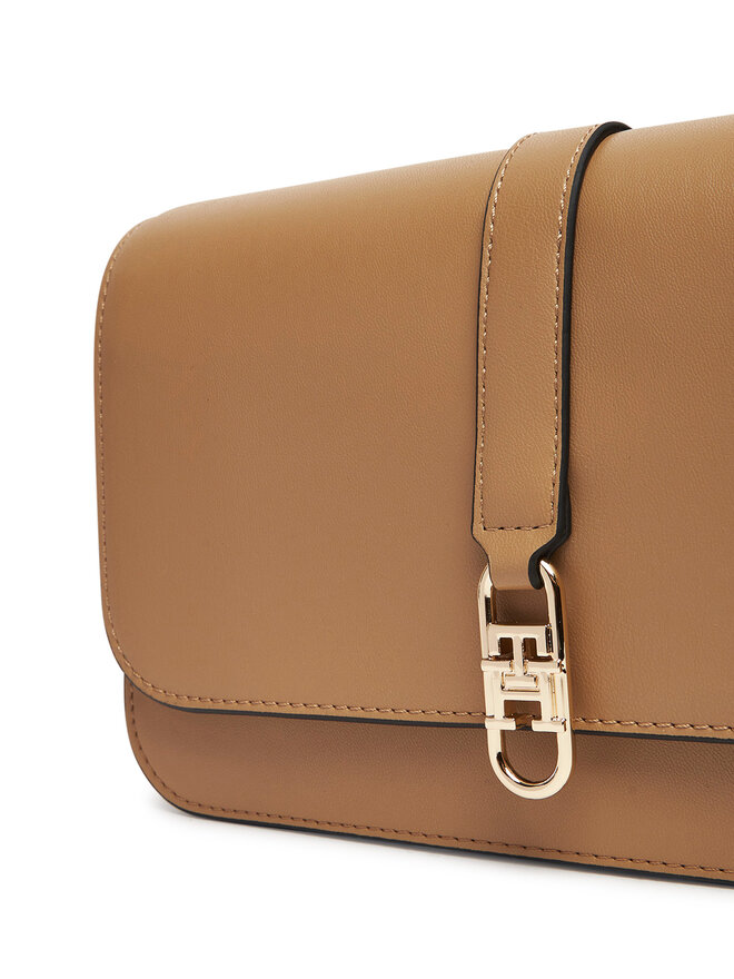 Tommy Hilfiger Ročna torba Tommy Hilfiger Th Libre Flap Crossover AW0AW17723 Rjava
