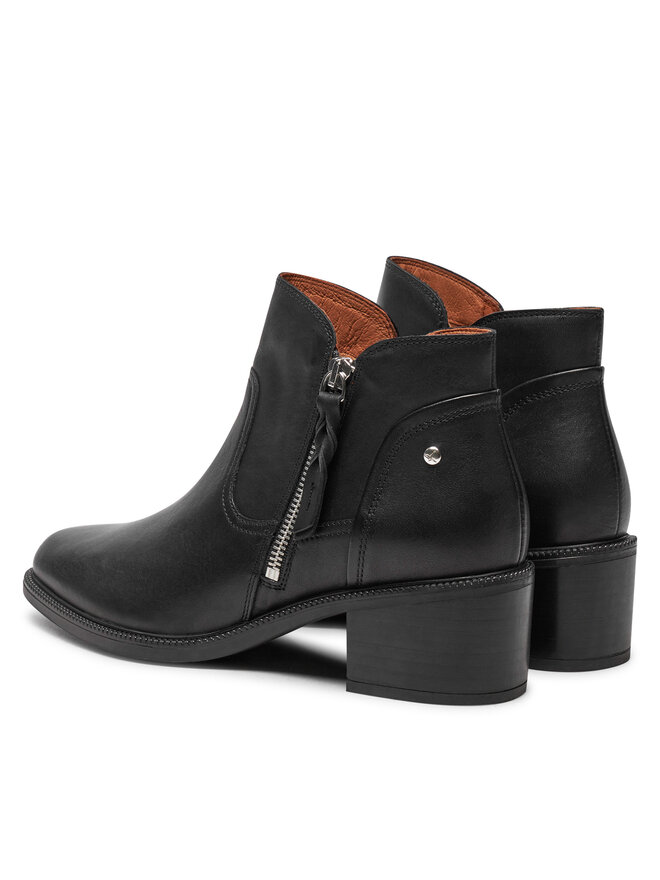 Pikolinos Μποτάκια Pikolinos W2D-8674 Μαύρο