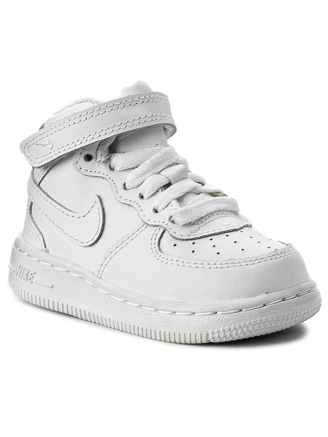 Sneakersy Nike Force 1 Mid Td 314197 113 Bia y eobuwie .pl