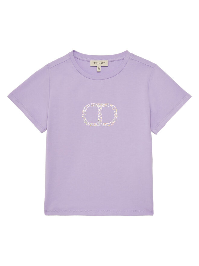 TWINSET TWINSET T-Shirt 251GJ2485 Violett Regular Fit