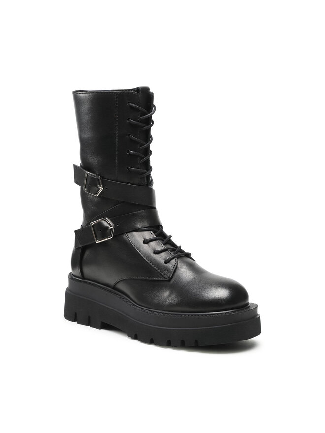 GINO ROSSI Schnürschuhe GINO ROSSI 2011-1 Schwarz