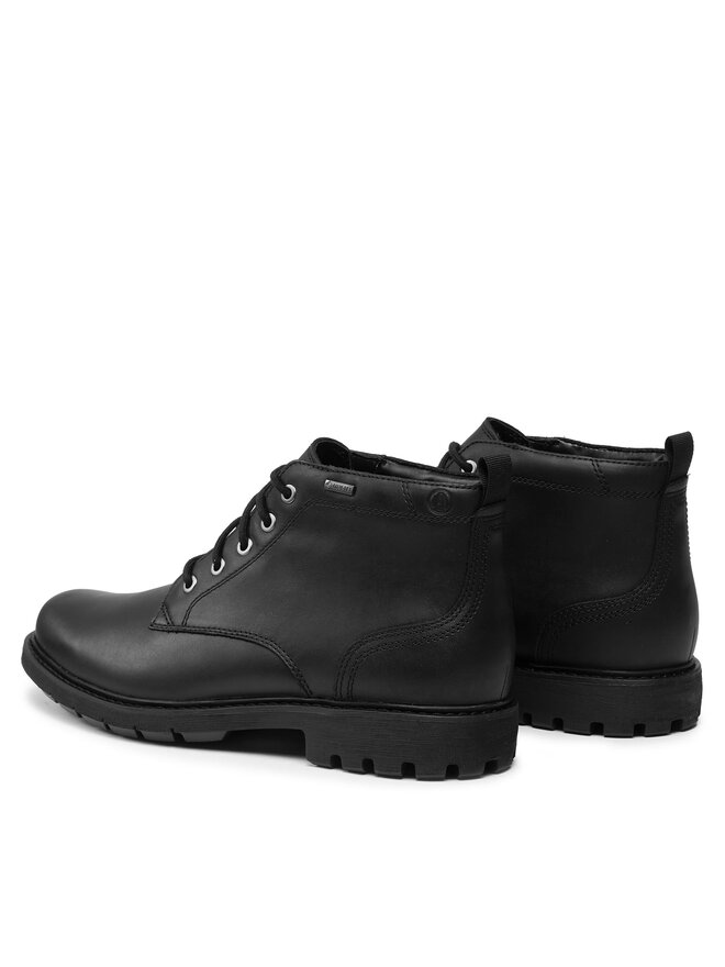 Clarks Šnurovacia obuv Clarks Batcombe Mix Ggtx Gore-Tex 261734277 Čierna