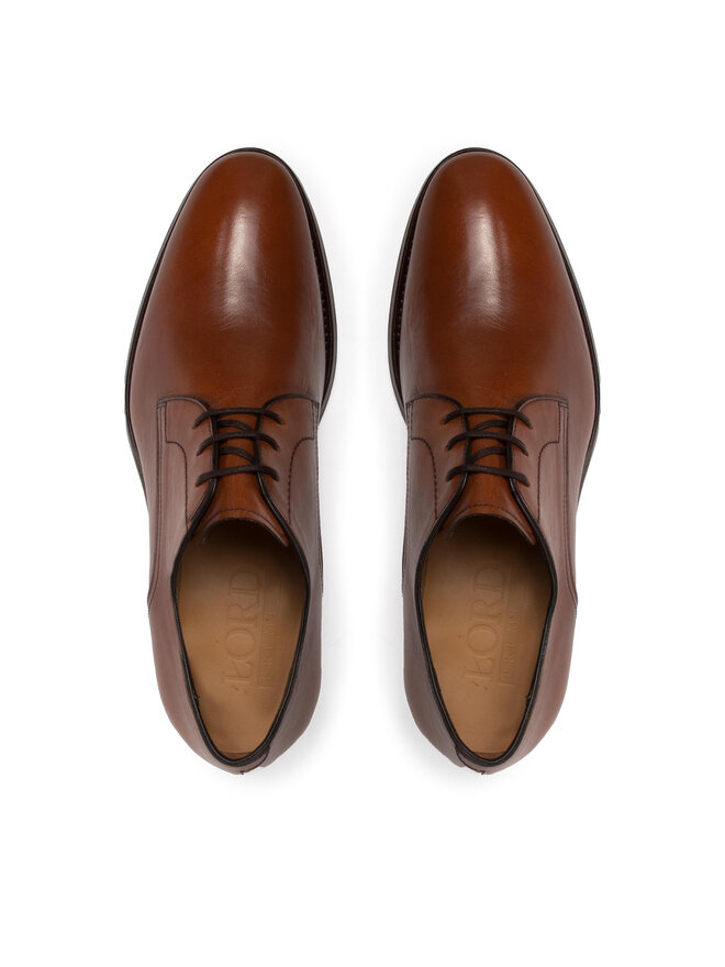 Lord Premium Półbuty Lord Premium Derby 5504 Brązowy