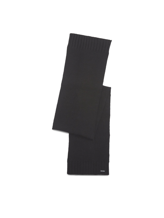 Calvin Klein Sciarpa Calvin Klein Elevated Rib Knit Scarf K50K511006 Nero