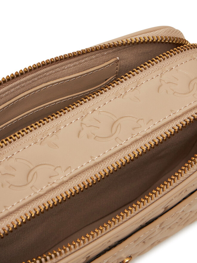 PINKO Torebka PINKO Camera Bag Mini PE 25 PLTT 104292 A1YB Beżowy
