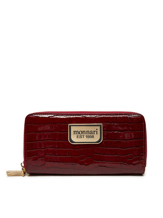 Monnari Cartera grande para mujer Monnari PURIMP0-24Z-PUR0260-KM05D000-R00 Rojo