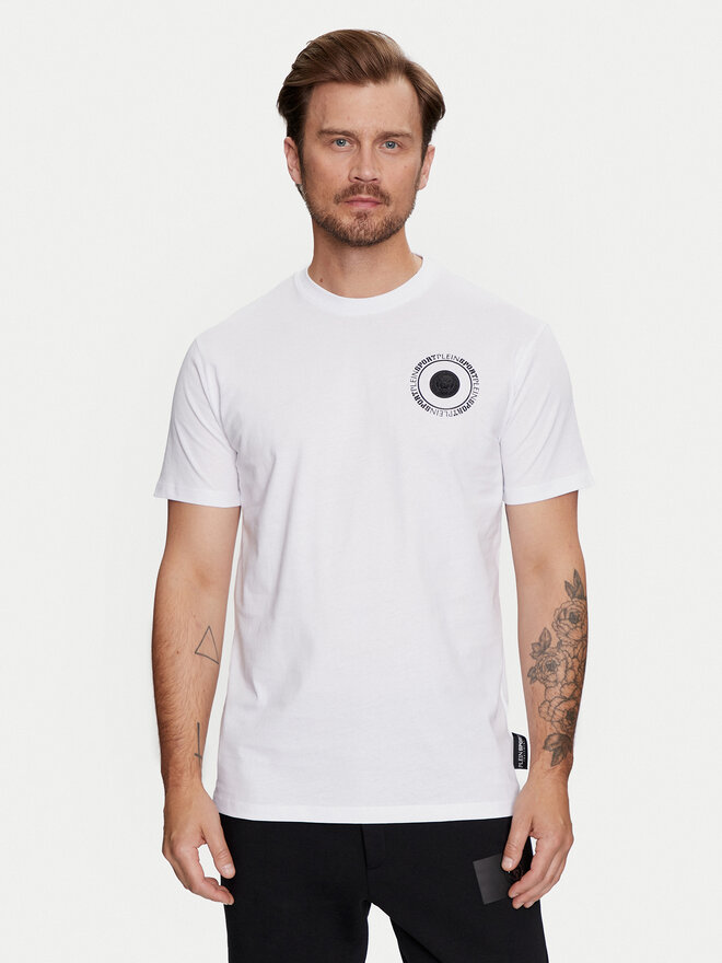 Plein Sport Plein Sport T-Shirt FADC MTK7542 STE003N Weiß Slim Fit