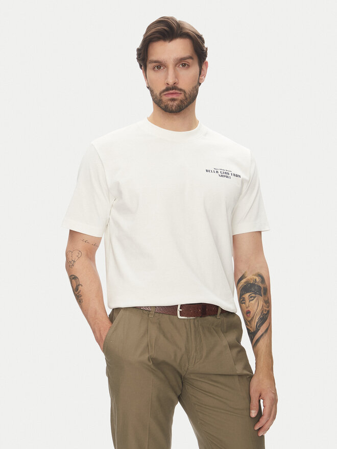 Marc O'Polo Denim Marc O'Polo Denim Camiseta 500 0007 261 Écru Oversize