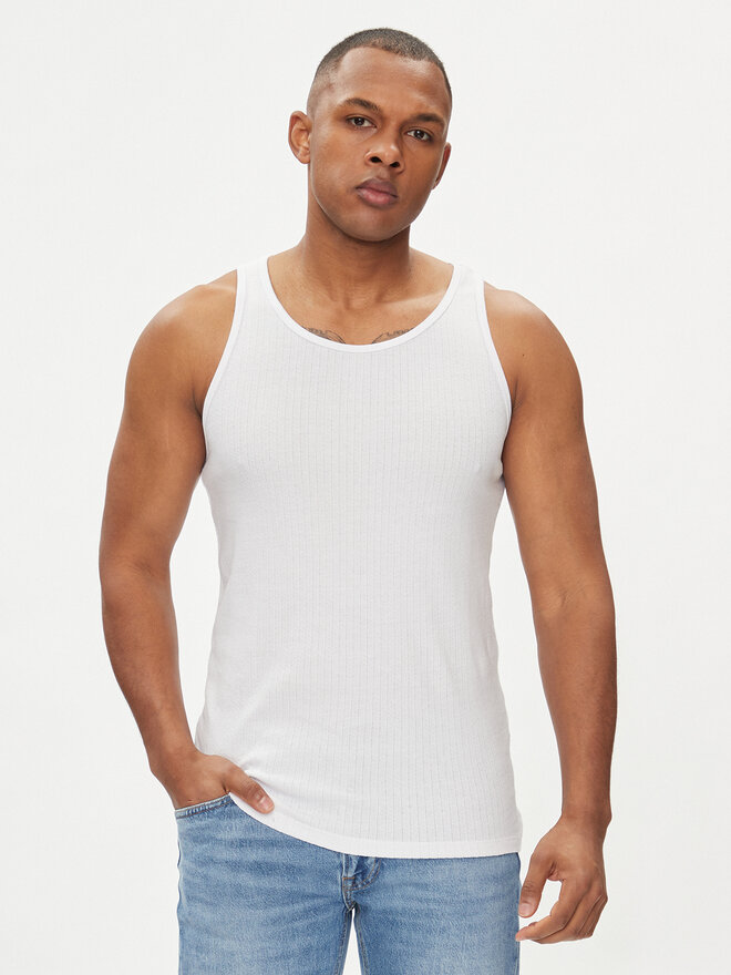 Jack&Jones Jack&Jones Tank top Havana 12251771 Λευκό Regular Fit