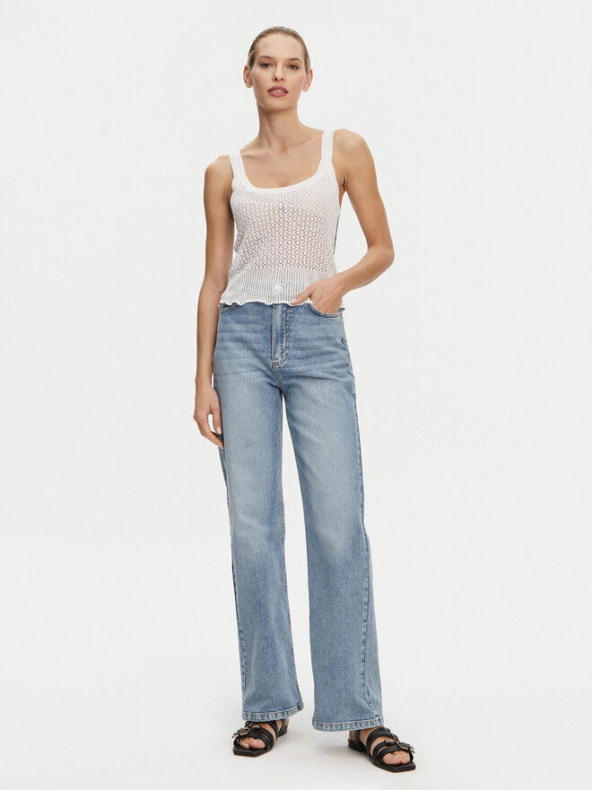 PINKO PINKO Τοπ 104642 A2EB Z04 Λευκό Regular Fit