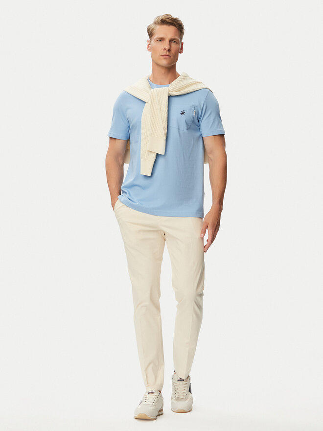 Beverly Hills Polo Club Beverly Hills Polo Club Футболка P-SS26M-TS414000 Світло-синій Regular Fit