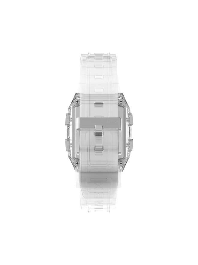 Timex Ročna ura Timex Q LCA TW2W45200 Transparentna