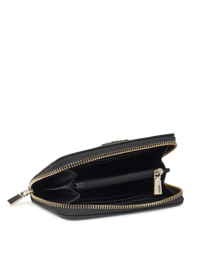 Guess Голям дамски портфейл Guess WZG85 00140 Черен