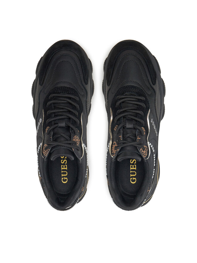Guess Сникърси Guess FL7MIC FAL12 Черен