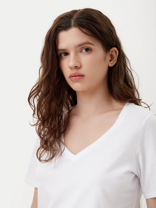 Marc O'Polo Marc O'Polo T-Shirt B01207251331 Λευκό Regular Fit