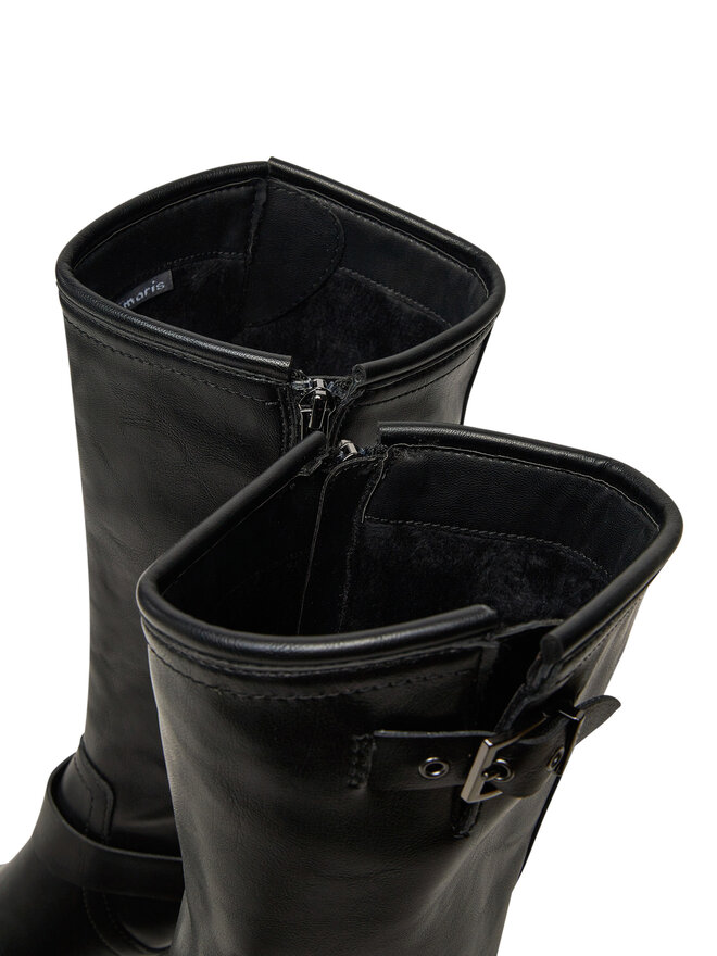Tamaris Μπότες Tamaris 1-25399-43 Μαύρο