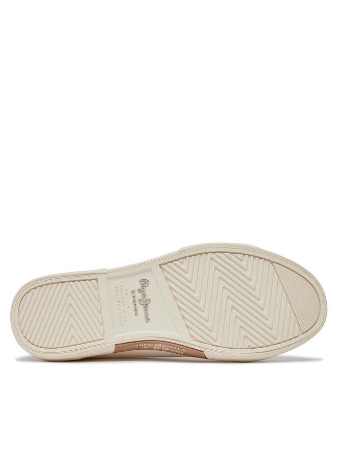 Pepe Jeans Sneakersy Pepe Jeans Kenton Mix W PLS31560 Bílá